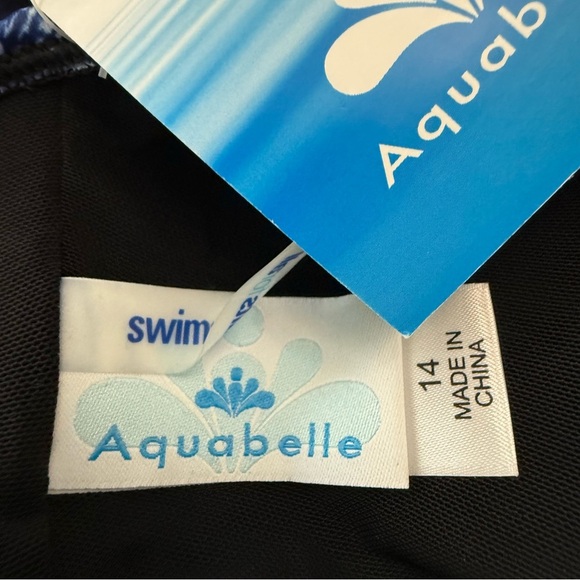 NWT Swimsuits for all Aquabelle Tankini Top Size 14 - Picture 3 of 3
